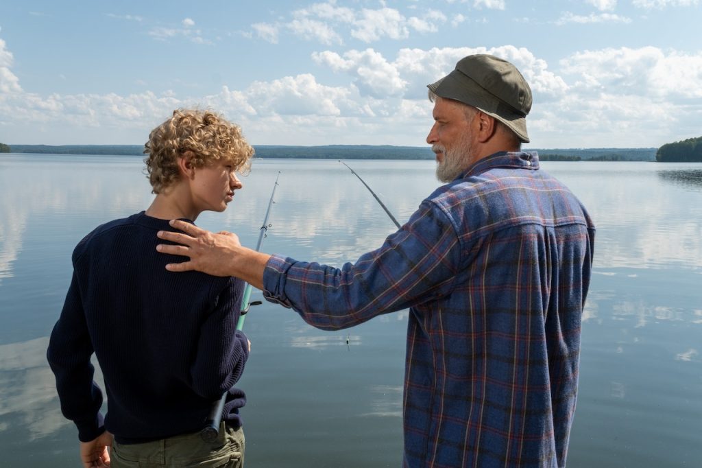 fishing with family Photo of two people fishing